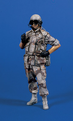 PILOTE CHAR US GUERRE GOLFE 120 MM