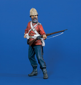 Verlinden 0846 FANTASSIN BRITISH GUERRE ZOULOU 120 MM Plastic models 