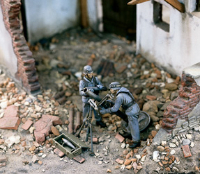 EQUIPAGE MORTIER ALLEMANDE WW2