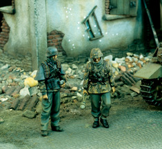 FANTASSINS ALLEMANDE ARDENNES x2