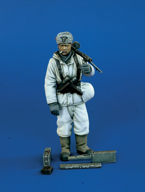 Verlinden 1085 TIREUR ALLEMAND MG WWII 120 MM Plastic models 