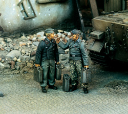 TANKIS ALLEMANDE + JERRYCAN WW2