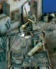 EQUIPAGE CHAR ALLEMANDE WW2