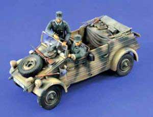 Verlinden 1388 KUBELWAGEN + EQUIPAGE Maquettes 1:15