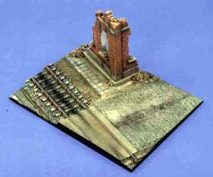 Verlinden 1477 ROUTE SUR VOIE FERREE Plastic models 1:35