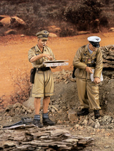 OFFICIERS LUFTWAFFE x 2 1/35