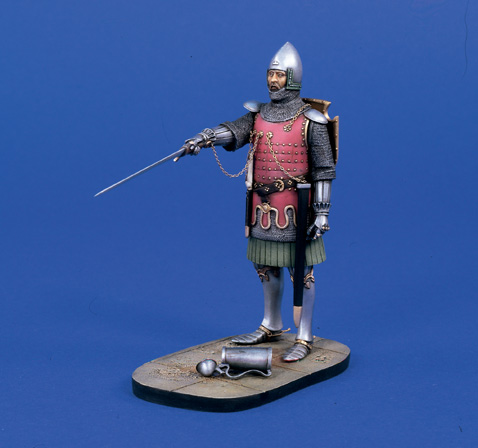 Verlinden 1532 CHEVALIER ALLEMAND 1350AJC 120 MM Plastic models 