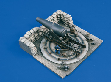 Verlinden 1726 CANON 15 POUCE + FIG 54 MM Plastic models 