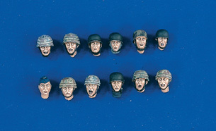 TETE PARAS ALLEMANDS X12