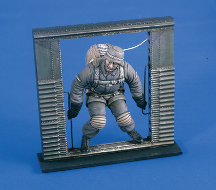 Verlinden 1868 PARACHUTISTE ALLEMAND GO ! 120 MM Maquettes 