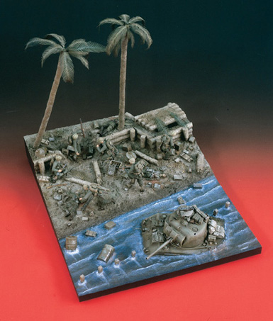 Verlinden 1914 DIORAMA BLOODY TARAWA Plastic models 1:35