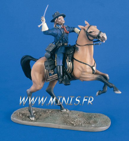 Verlinden 2003 GENERAL CUSTER A CHEVAL 120 MM Maquettes 