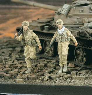 Verlinden 2037 BRITISH MG GUERRE GOLFE Plastic models 