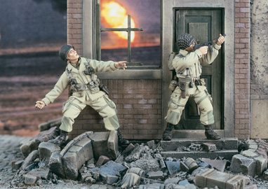 Verlinden 2091 PARAS US ATTAQUENT WW2 Maquettes 