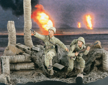 Verlinden 2130 US MARINES CHARGEANT Maquettes 