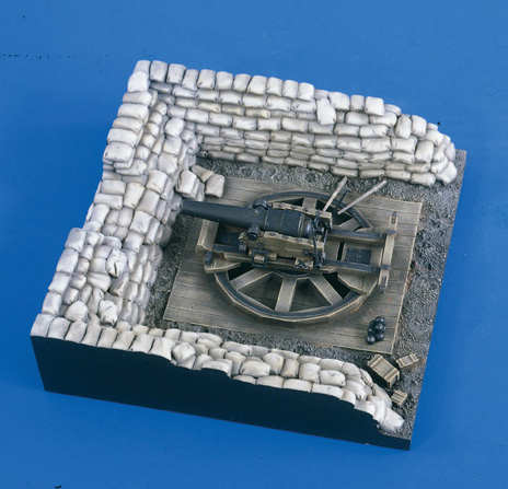 Verlinden 2133 CANON 7 PCE EMPLACEMENT Plastic models 1:72 Verlinden 2133 CANON 7 PCE EMPLACEMENT Plastic models 1:72