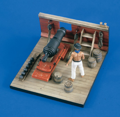 Verlinden 2134 CANON ROYAL NAVY 1700 Plastic models 1:32 Verlinden 2134 CANON ROYAL NAVY 1700 Plastic models 1:32
