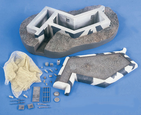 Verlinden 2135 BUNKER MUR ATLANTIQUE Plastic models 1:35