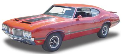 Welly 12567 GM Oldsmobile Cutlass 1970 Miniatures 1:18
