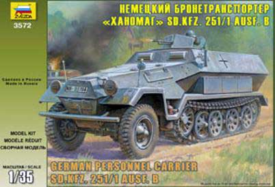 Zvezda 3572 TRANSPORT TROUPE HANOMAG Plastic models 1:35 Zvezda 3572 TRANSPORT TROUPE HANOMAG Plastic models 1:35